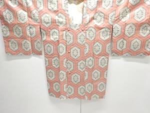 花亀甲模様織り出し本場村山大島紬道行コート